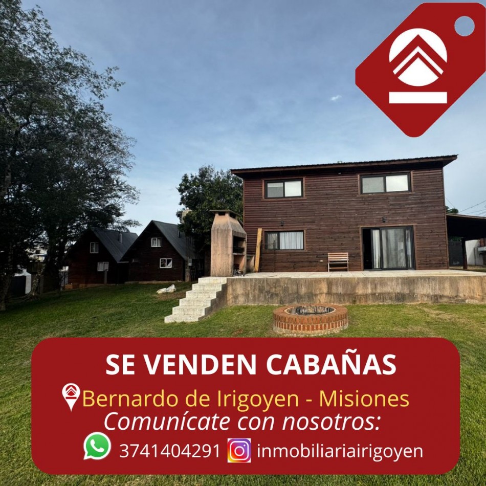 SE VENDEN CABAÑAS