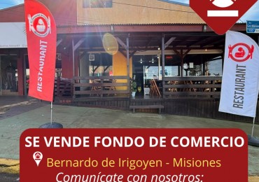 SE VENDE FONDO DE COMERCIO EN ACTIVIDAD 